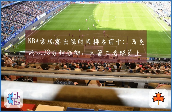 NBA常规赛出场时间排名前十：马克西以38分钟领衔，火箭三名球员上榜